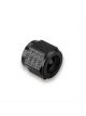 Earls Aluminum Tube Nut Fitting Black -12 AN Female Threads