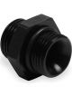 Earls Straight Aluminum Fitting Coupler Black -12 AN -12 AN Male