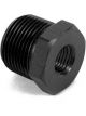 Earls Straight Aluminum Reducer Fitting Black 1/4