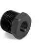Earls Straight Aluminum Reducer Fitting Black 1/4