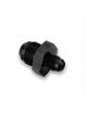 Earls Straight Aluminum Reducer Fitting Black -6 AN -4 AN