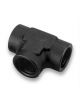 Earls Aluminum Tee Adapter Fitting -10 AN O-Ring Female Threads