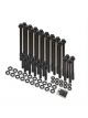 Earls Cylinder Head Bolt Kit Chromoly Hex Head Black
