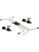Earls Aluminum LS Steam Vent Kit Black Anodized For Chevy SB