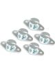 Earls Quick Fastener Quarter-Turn Complete Flush Slotted Pack 5