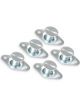 Earls Quick Fastener Quarter-Turn Fastener Flush Slotted Pack 5