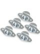 Earls Quick Fastener Quarter-Turn Fastener Flush Slotted Pack 5
