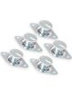 Earls Quick Fastener Quarter-Turn Complete Flush Slotted Pack 5