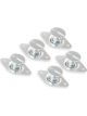 Earls Quick Fastener Quarter-Turn Complete Flush Slotted Pack 5
