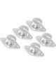 Earls Quick Fastener Quarter-Turn Complete Flush Slotted Pack 5