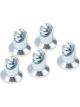 Earls 7/16 Steel Flat Head Quarter-Turn Fasteners .400 Grip (5)