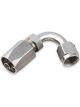 Earls Power Steering Hose End - 120 Degree -6 AN Stainless Steel