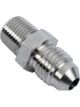 Earls Straight Stainless Fitting Adapter Natural -4 AN 1/8