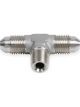 Earls -4 AN to 1/8 NPT Stainless Steel Tee On Side Fitting