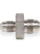 Earls Straight Stainless Reducer Fitting Natural -6 AN -8 AN