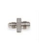Earls Straight Stainless Reducer Fitting Natural -4 AN -3 AN