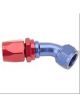 Fragola Hose End Fitting Reusable 45 Degree -8 AN Hose to Female -6 AN
