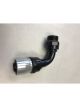 Fragola Hose End #10 Male Rad. Fitting X 90 Sport Crimp Hose End