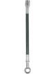 Fragola PTFE Braided Stainless Steel Brake Hose Black Straight 16