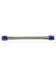 Fragola Nitrous Braided Stainless Steel Hose -6 AN Female End Blue