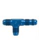 Fragola Adapter Fitting Male Bulkhead Tee -12AN -12AN -12AN Black