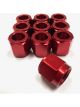 Fragola Tube Nuts Fitting -4 AN Aluminium Red Anodized Set of 10