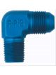 Fragola Fitting/Adapter AN to NPT 90 Degree Blue -8 AN 3/4