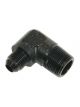 Fragola Fitting/Adapter AN to NPT 90 Degree Black -8 AN 3/4