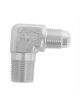 Fragola Fitting/Adapter AN to NPT 90 Degree Clear -6 AN 3/8