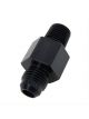 Fragola Inline Gauge Adapter #6 X 1/4 MPT Black
