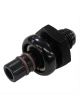 Fragola Fuel Rail Fitting Adapter Style 12mm Shank Black -6AN Male