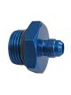 Fragola AN to Straight Cut Adapter Fitting Straight Blue -6AN -12AN