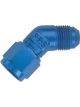 Fragola Fitting Coupler Union AN to AN 45 Degree -12AN -12AN Swivel
