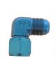 Fragola Fitting Coupler Union AN to AN 90 Degree -12AN -12AN Swivel