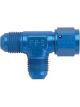 Fragola Tee Adapter Fitting -6AN Female -6AN Male -6AN Male Aluminium