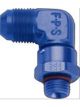 Fragola AN to Straight Cut Adapter Fitting 90 Degree -6AN -4AN
