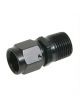 Fragola Fitting/Adapter AN to NPT Straight Black -6AN 3/8