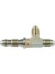 Fragola Adapter Fitting Male Bulkhead Tee -4AN -4AN -4AN Steel Zinc Pl.
