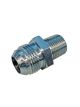Fragola Fitting/Adapter AN to NPT Straight Steel Zinc -12 AN 1/2