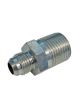 Fragola Fitting/Adapter AN to NPT Straight Steel Zinc -6 AN 1/2