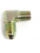 Fragola Fitting/Adapter AN to NPT 90 Degree Steel Zinc -4 AN 1/8