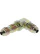 Fragola Bulkhead Fitting 90Degree Bulkhead Union -4AN Steel Zinc Plated