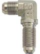 Fragola Bulkhead Fitting 90Degree Bulkhead Union -6AN Steel Zinc Plated