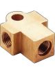 Fragola Adapter Fitting Male 3/8-24 3/8-24 3/8-24 Mounting Hole Brass