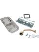 Holley Gen III Hemi Retrofit Oil Pan Wet Sump Center 6 Quarts Natural