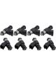 Holley EFI Terminator X Fuel Injector 76 lbs/hr USCAR Plug 8-pcs Set