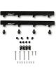 Holley EFI Fuel Rail Kit Aluminium Black Anodized -8 AN O-ring Inlet