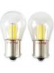 Holley RetroBright LED Light Bulbs 1156 Style Amber Colour 580 Lumens