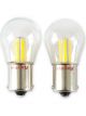 Holley RetroBright LED Light Bulbs 1156 Style Red Colour 580 Lumens