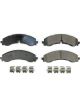 Power Stop Z17 Evolution Plus Brake Pads Set Ceramic Integrally Molded